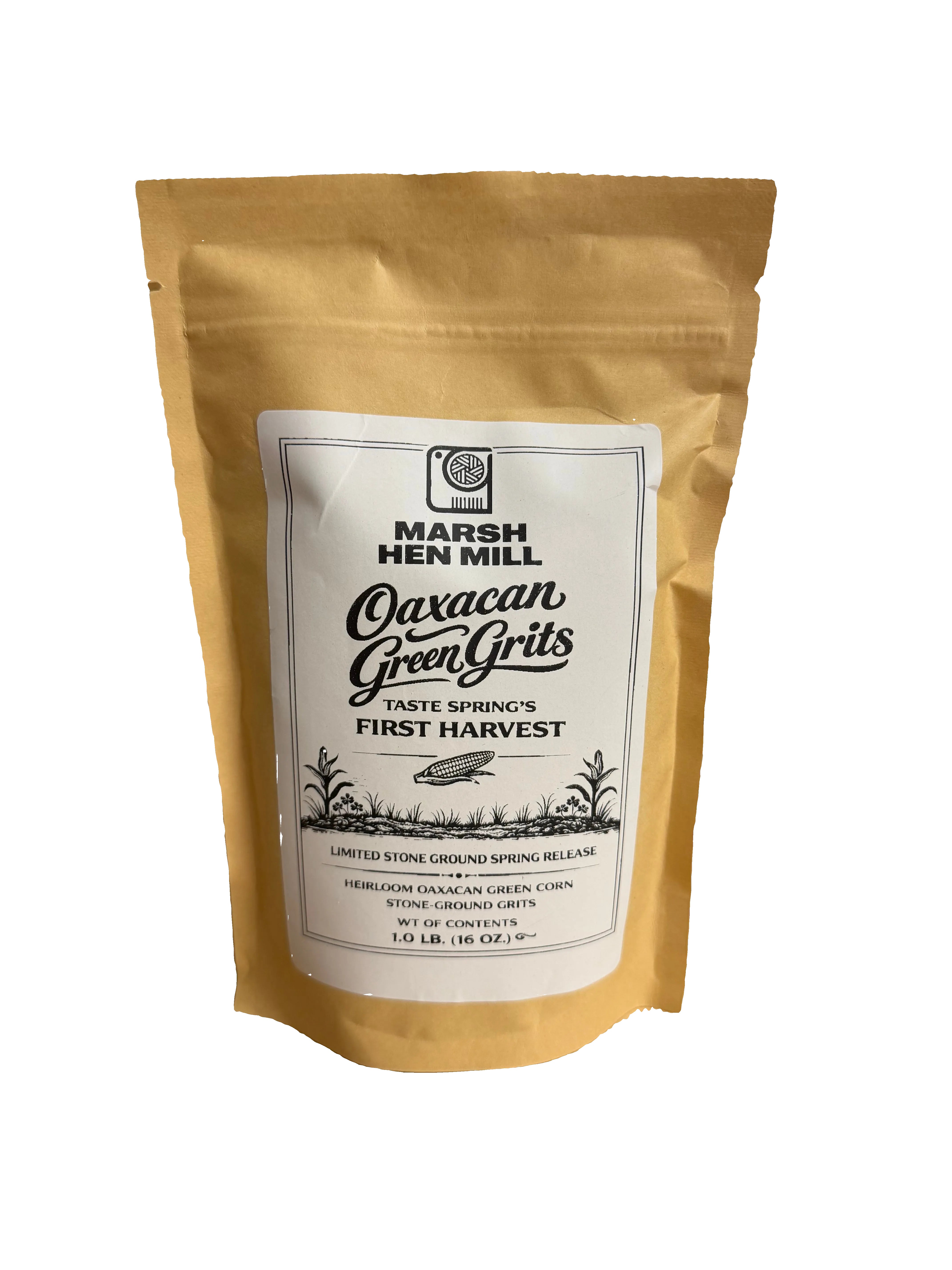 Green Oaxacan Grits 1 Lb Bag – Marsh Hen Mill