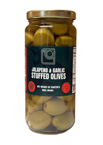 Jalapeno & Garlic Stuffed Olives 16 oz