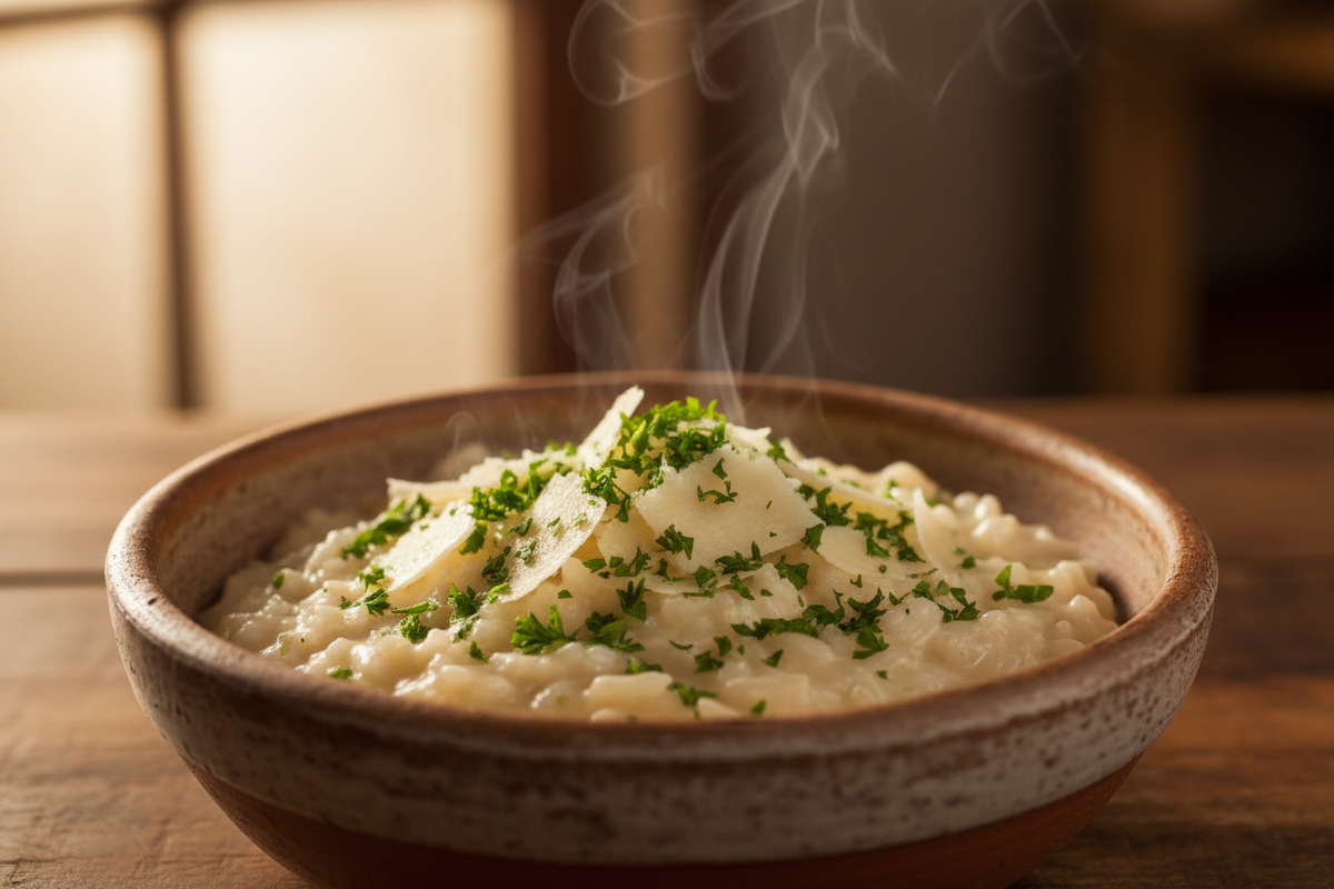 Babs’ Creamy White Wine Risotto