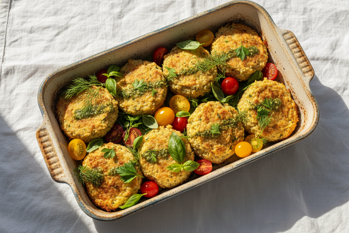 Summer Grit Casserole Cakes