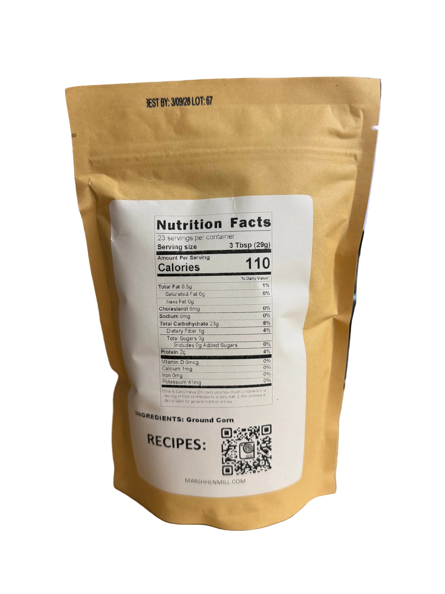 Green Oaxacan Cornmeal 1 lb
