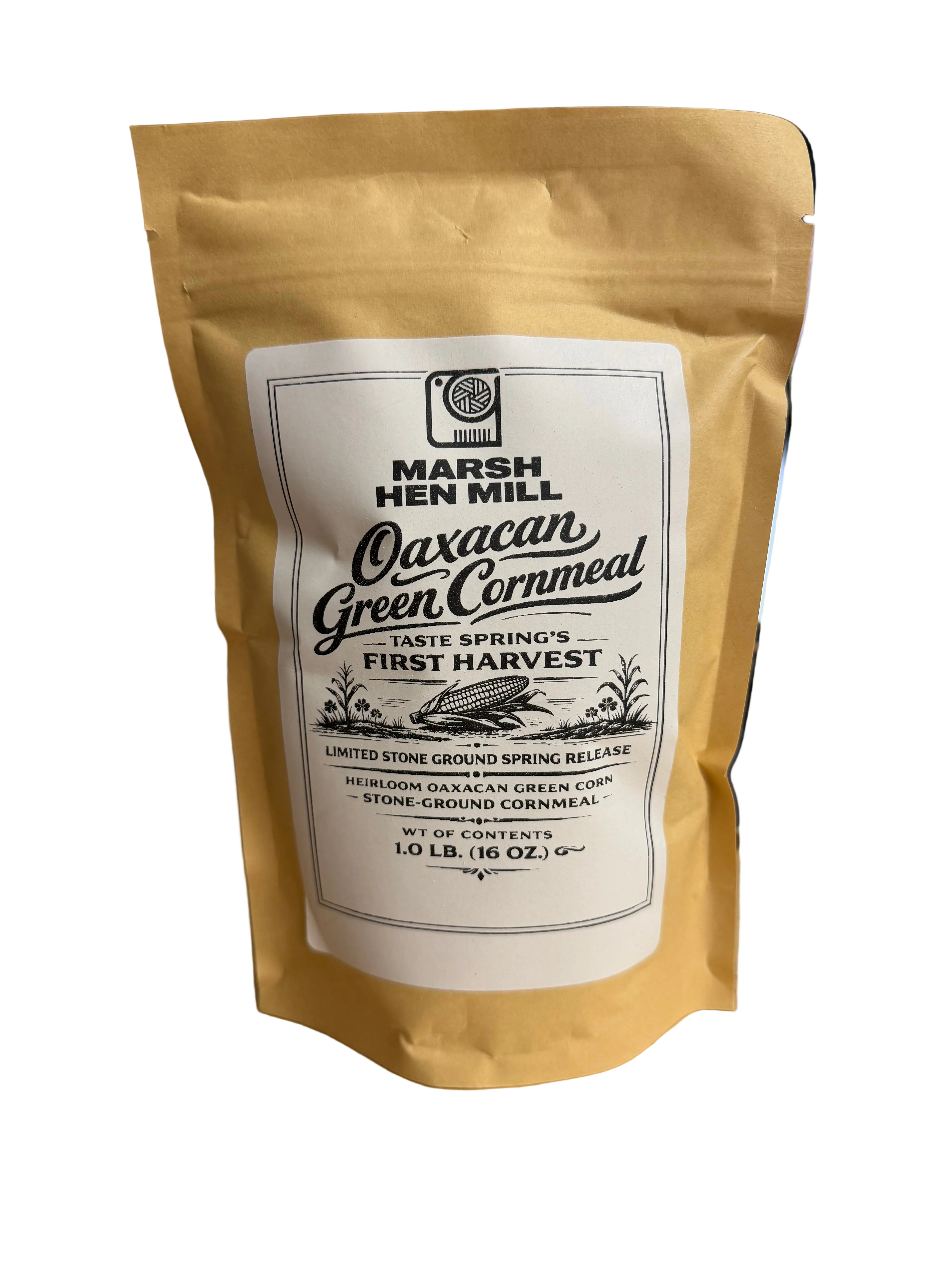 Green Oaxacan Cornmeal 1 lb – Marsh Hen Mill