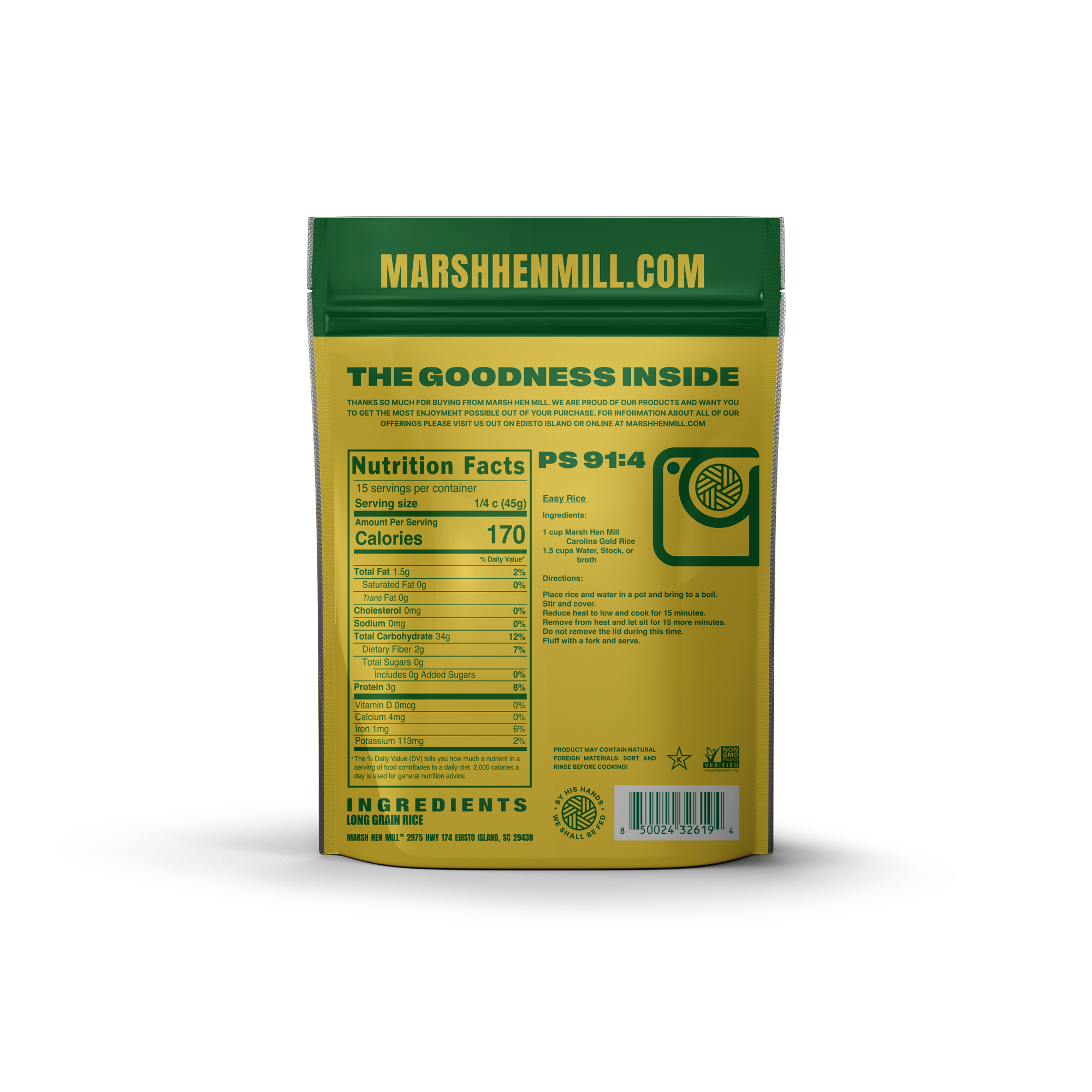 Charleston Gold Brown Rice