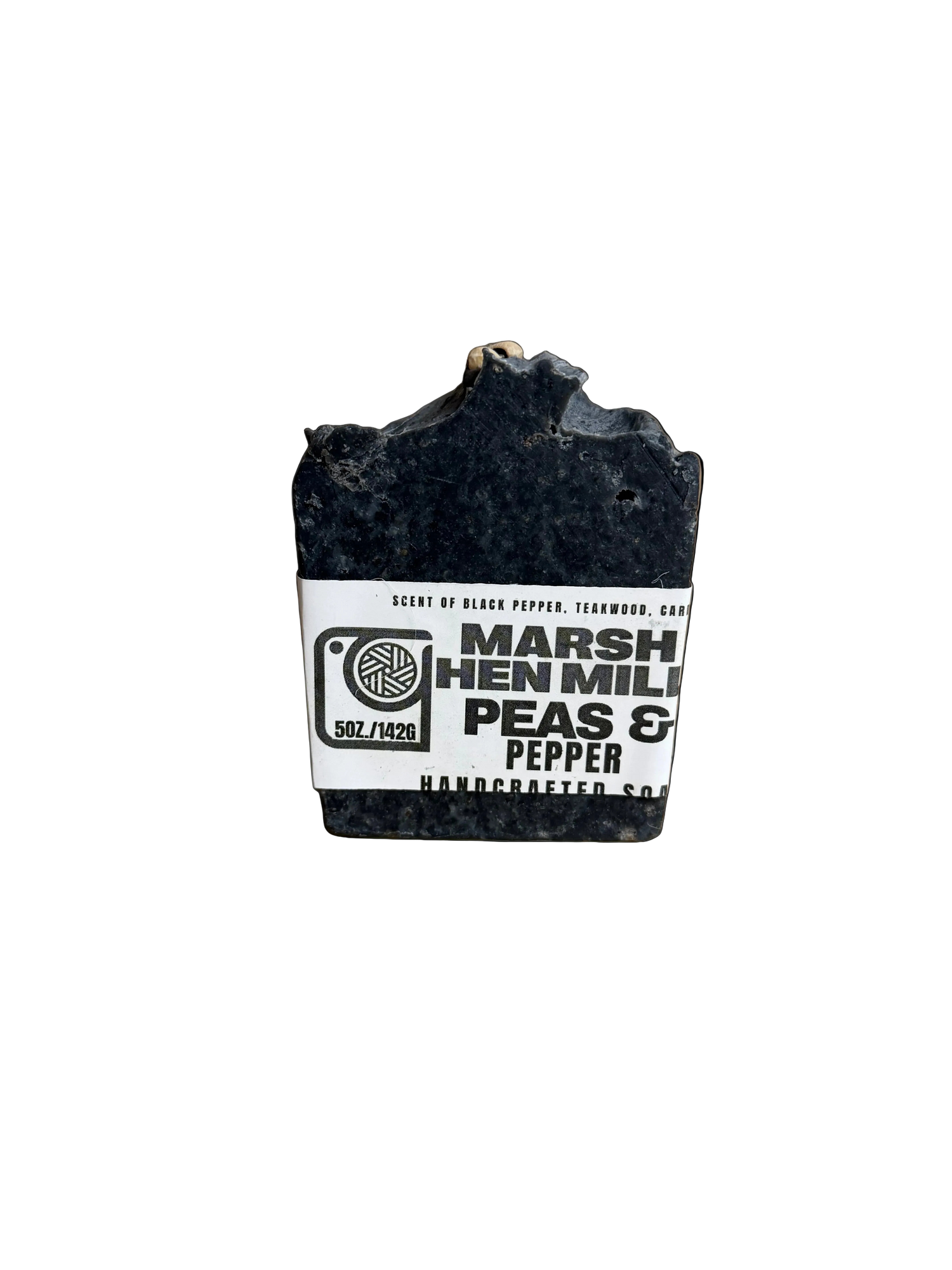 Marsh Hen Mill Peas and Pepper Soap with Soap Saver
