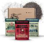 Red White and Blue Gift Box - Jimmy Red Cornmeal, White Cornmeal, Sea Island Blue Grits
