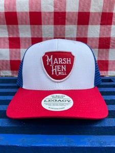 Red/White/Blue Shield Hat