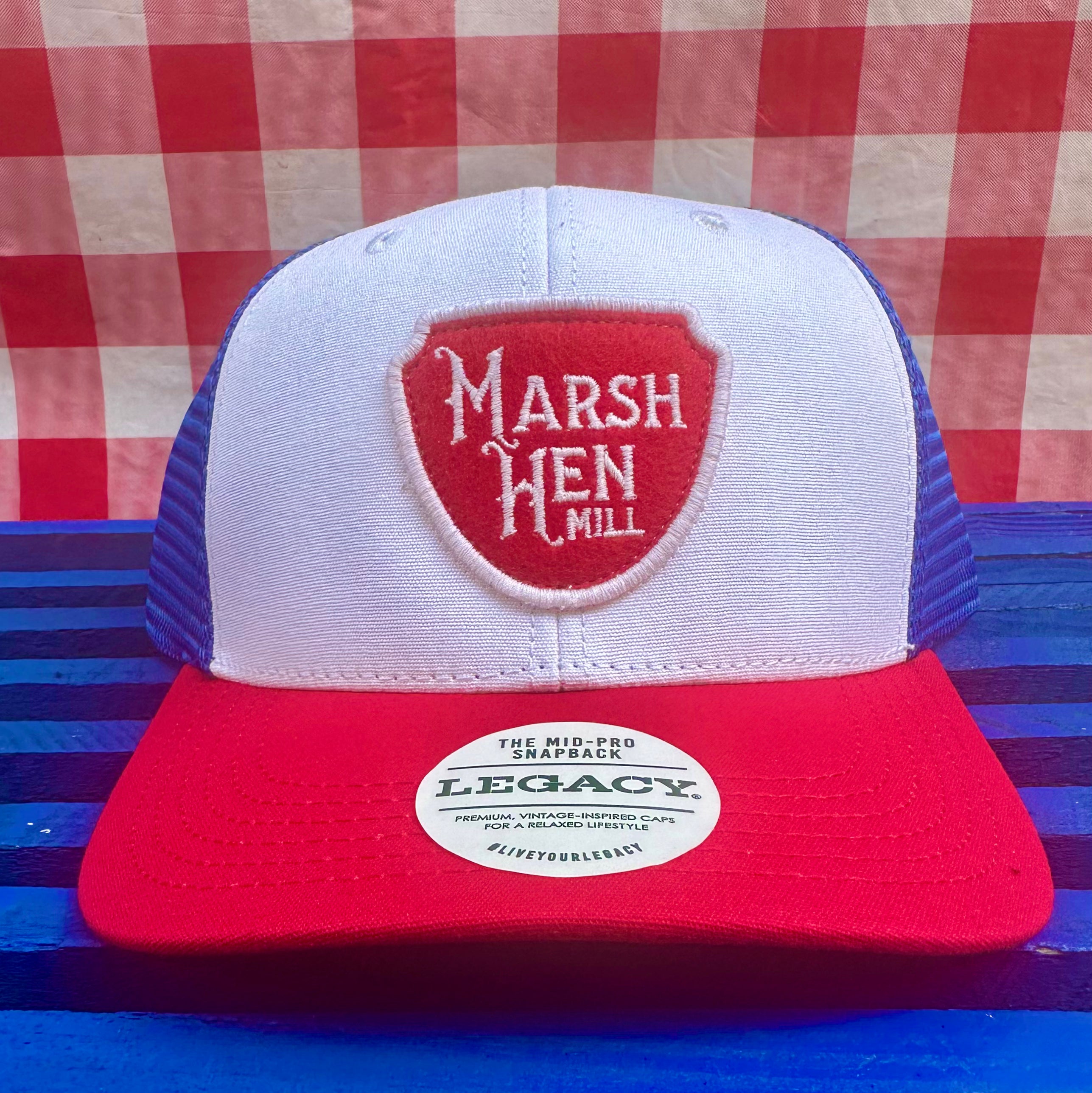 Red/White/Blue Shield Hat