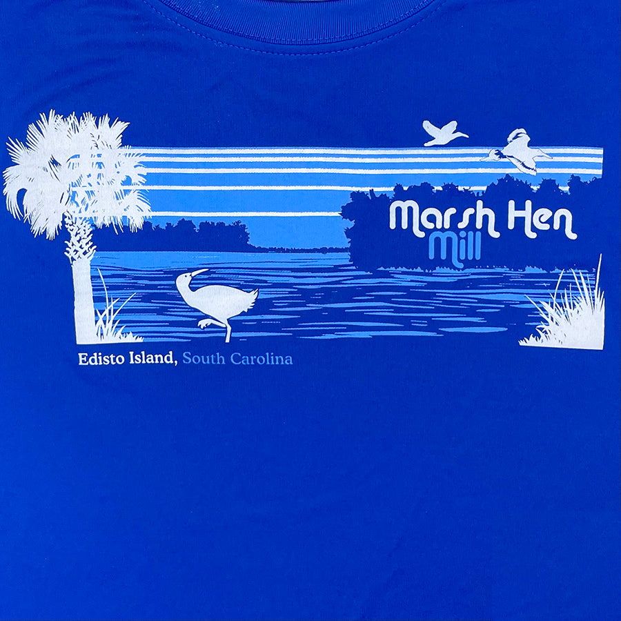 Marsh Hen Mill Yellow Retro T-Shirt